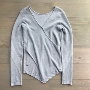 Criss Cross knit Lululemon Athletica sweater